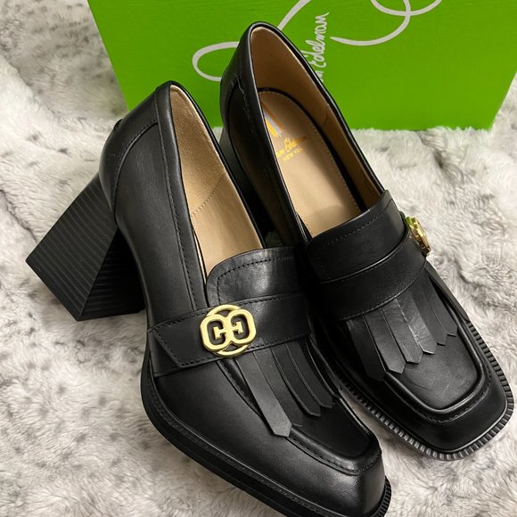 Sam Edelman Shoes - Sam Edelman Quinly Kiltie Block Heel Loafer in Bla MSRP$190 2024's Most Beloved